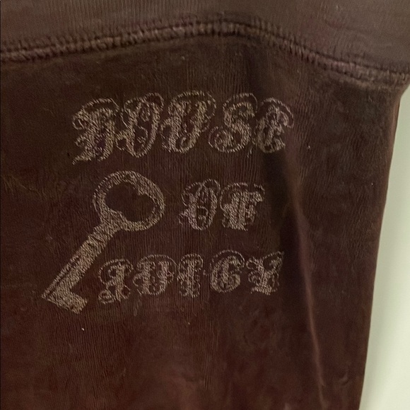 Juicy Couture Brown Velour Pants - Picture 2 of 6